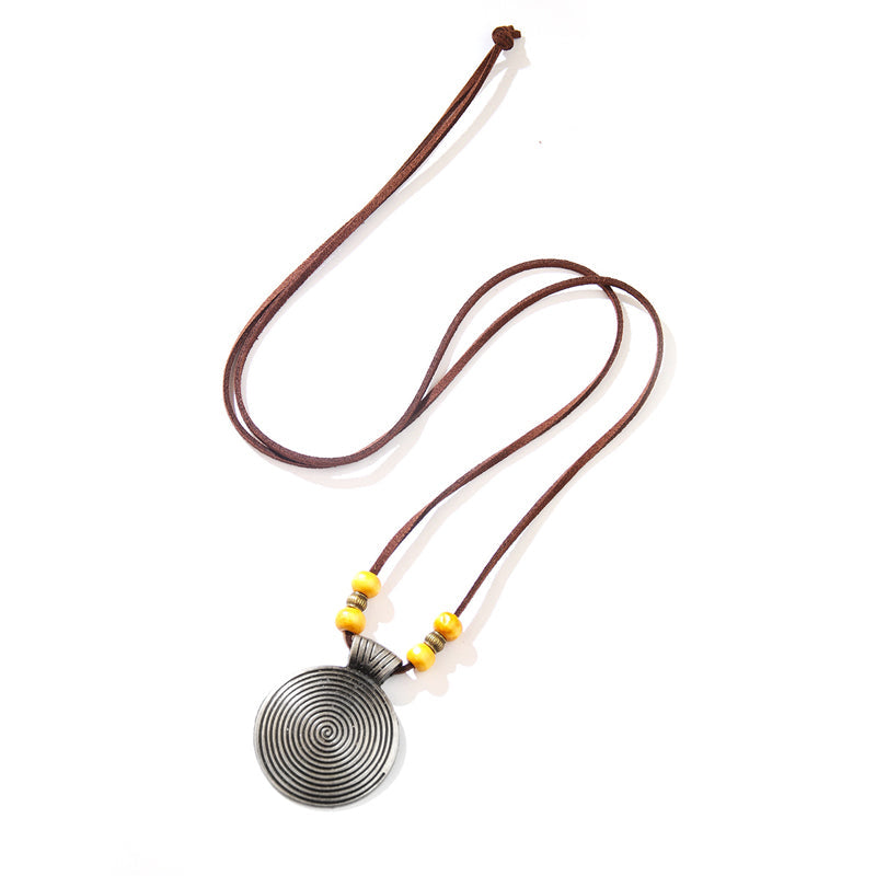 Collier Pendentif Ethnique Vintage
