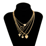 Ensemble De Collier Pendentif Coeur