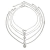 Ensemble De Collier Pendentif Coeur