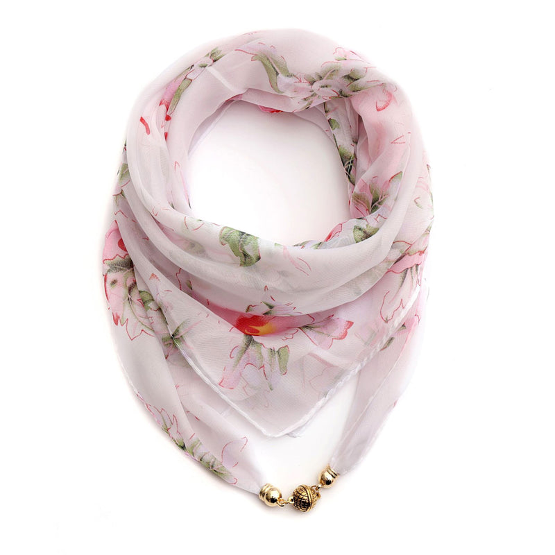 Écharpe Décontractée À Imprimé Floral