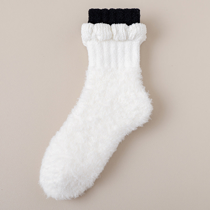 Chaussettes Chaudes En Peluche