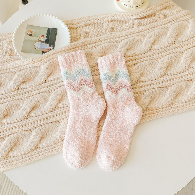 Chaussettes Chaudes En Peluche