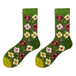 Chaussettes À Fleurs Vintage