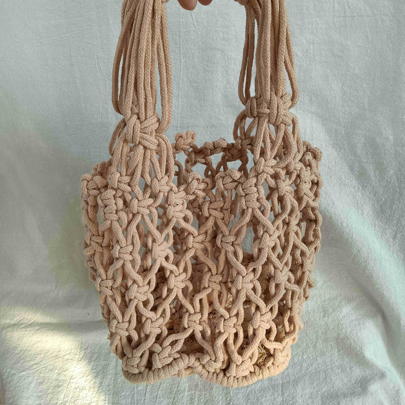 Sac Tissé Décontracté De Couleur Unie