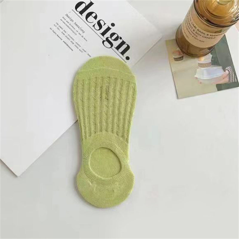 Chaussettes Décontractées De Couleur Unie