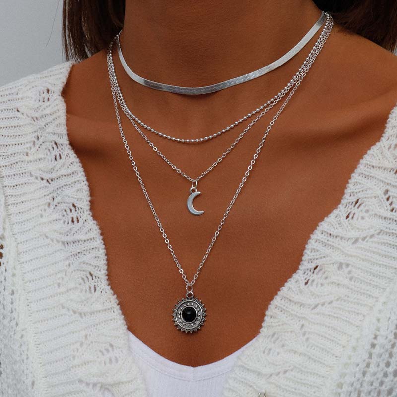 Collier Pendentif Bohème Vintage