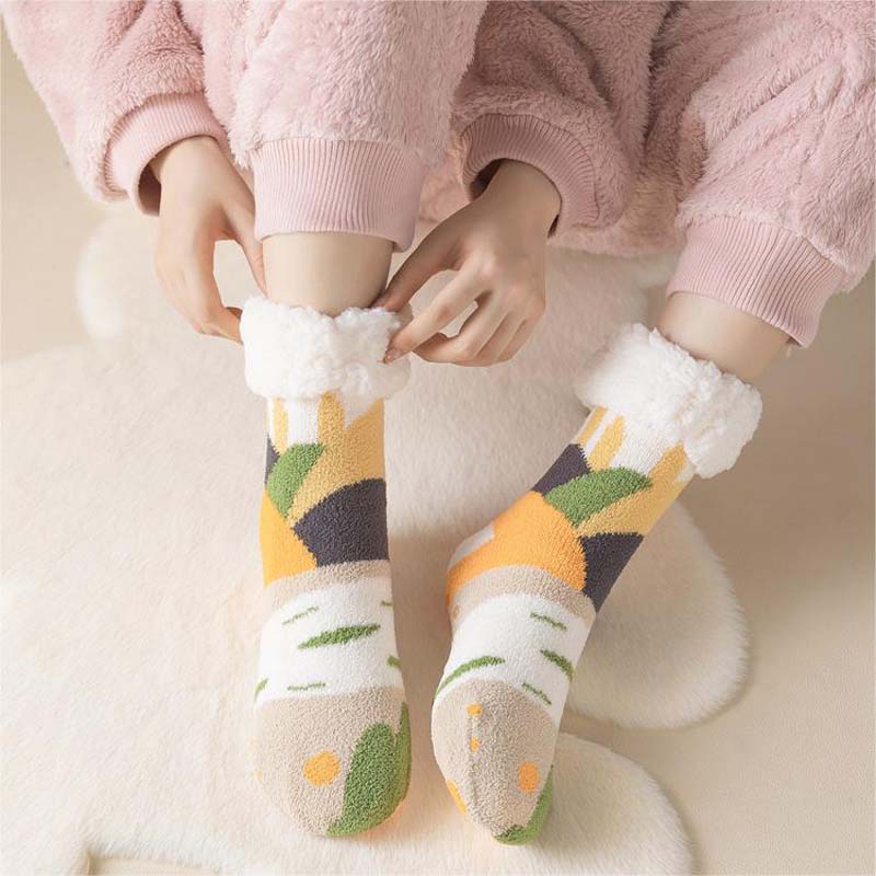 Chaussettes Chaudes En Peluche