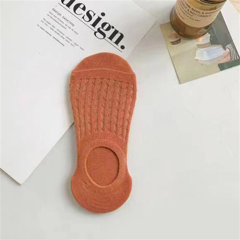 Chaussettes Décontractées De Couleur Unie