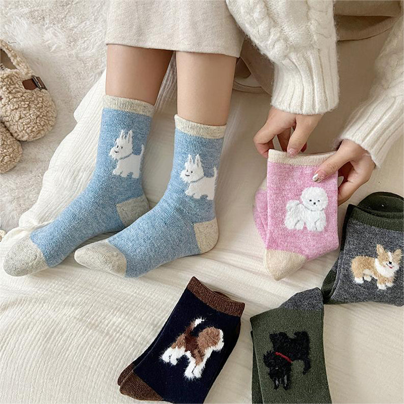 Chaussettes Chien De Dessin Animé