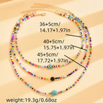 Collier De Perles Colorées Bohème