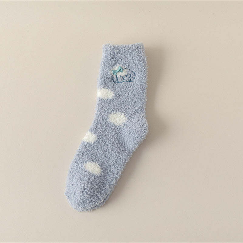 Chaussettes Chaudes En Peluche