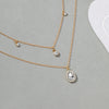 Collier Pendentif Goutte D'Eau Vintage