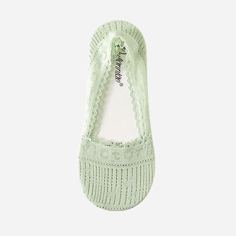 Chaussettes Respirantes En Dentelle