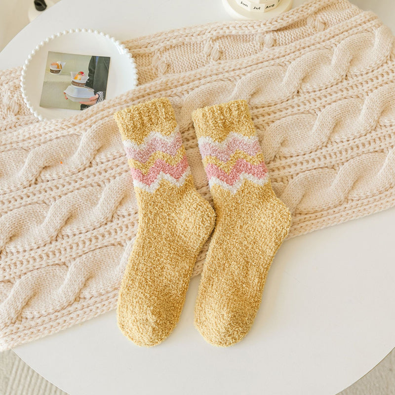 Chaussettes Chaudes En Peluche