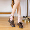 Chaussettes Fleuries Vintage