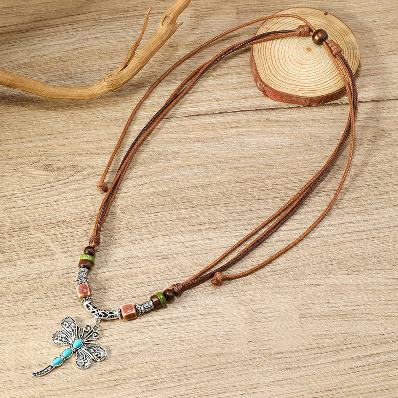 Collier Pendentif Bohème Vintage