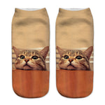 Chaussettes Créatives À Imprimé Chat