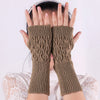Gants Chauds De Couleur Unie