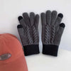 Gants Chauds Tricotés Par Câble