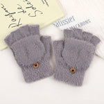 Gants Chauds De Couleur Unie