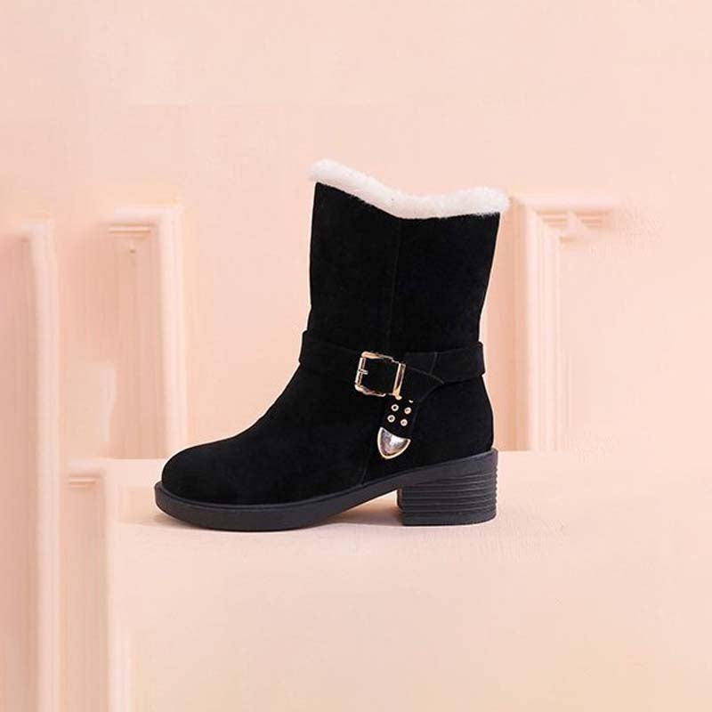 Bottes De Neige Chaudes En Peluche