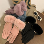 Gants Chauds De Couleur Unie