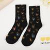 Chaussettes Décontractées À Imprimé Coeur