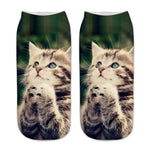 Chaussettes Créatives À Imprimé Chat