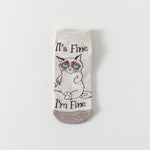 Chaussettes Créatives À Imprimé Chat