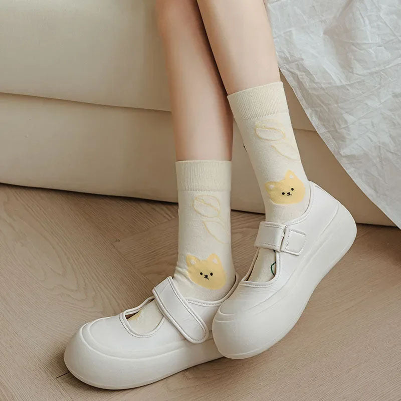 Chaussettes Décontractées De Dessin Animé