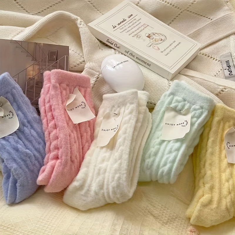 Chaussettes Chaudes En Peluche