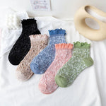 Lot De 5 Paires De Chaussettes Fleuries