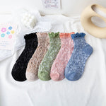 Lot De 5 Paires De Chaussettes Fleuries