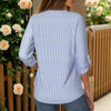 Blouse Rayée Décontractée