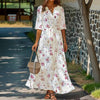 Robe Chemise À Imprimé Floral Vintage