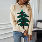 Pull De Noël En Tricot Décontracté