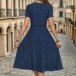 Robe Vintage À Pois