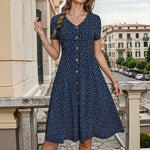 Robe Vintage À Pois