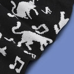 Chaussettes Créatives À Imprimé Chat