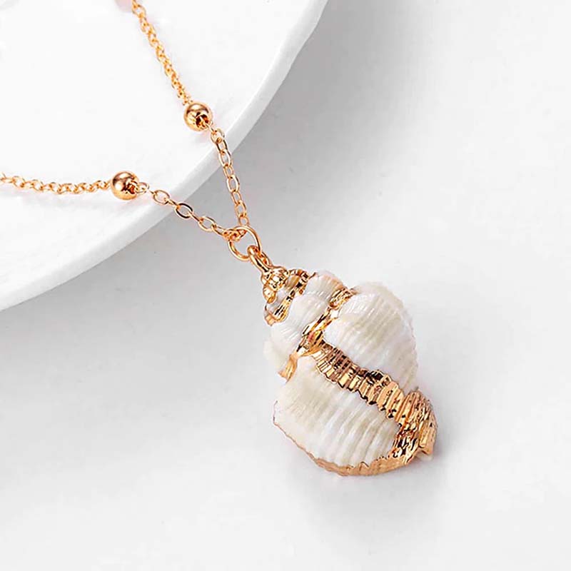 Collier Pendentif Coquillage Bohème