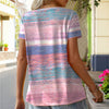 T-Shirt Dégradé Décontracté