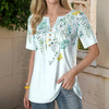 Blouse Décontractée À Imprimé Floral