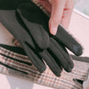 Gants Chauds À Carreaux Vintage