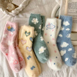 Chaussettes Chaudes En Peluche