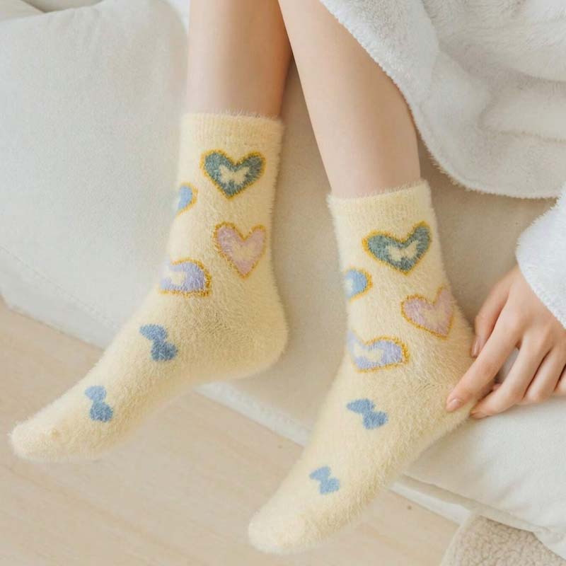 Chaussettes Chaudes En Peluche