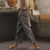 【Coton Et Lin】Pantalon Décontracté Confortable