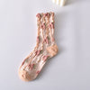 Chaussettes Fleuries Décontractées