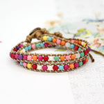 Bracelet De Perles Colorées Boho