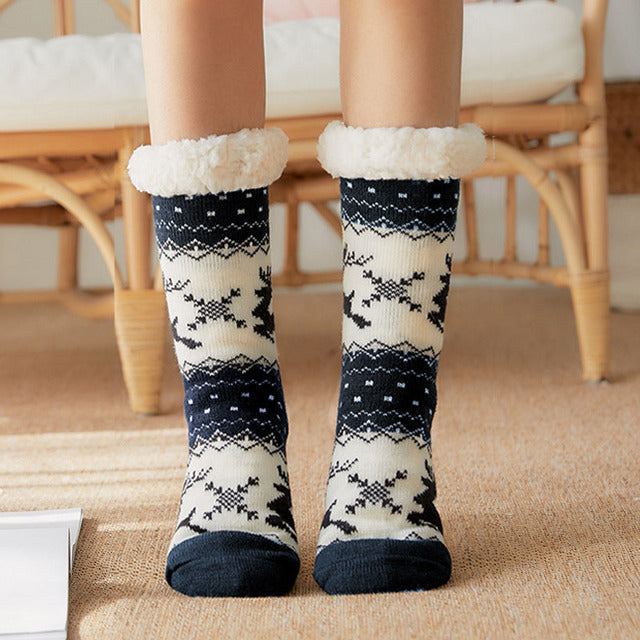 Chaussettes Chaudes À Noël