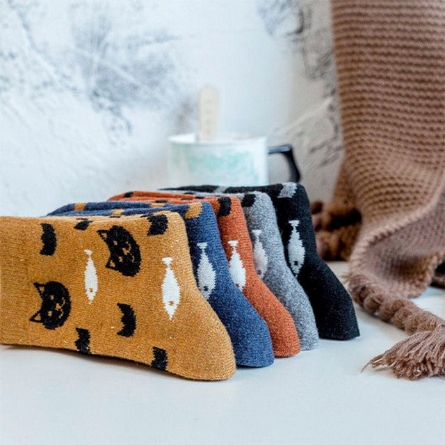 Lot De 5 Paires De Chaussettes Imprimé Animal